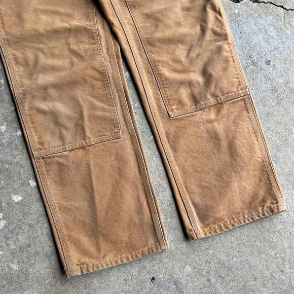 Vintage carhartt brown double knee work wear carpenter pants - Picture 3 of 7